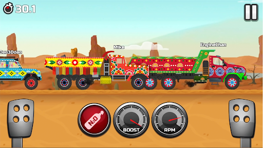 Truck Racing - 4x4 Hill Climb - Gameplay image of android game