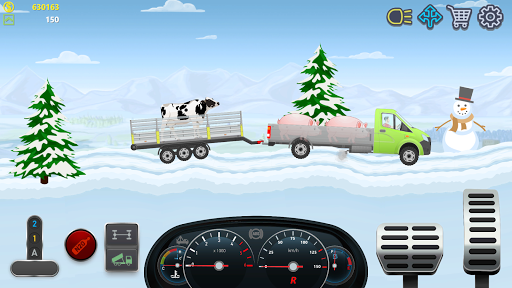 Trucker Real Wheels: Simulator - Gameplay image of android game