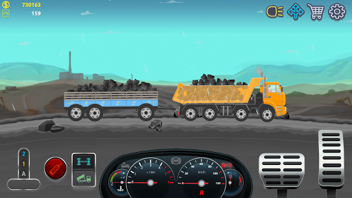 Trucker Real Wheels: Simulator - Gameplay image of android game