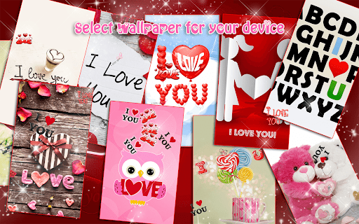 I Love You Live Wallpaper - Image screenshot of android app
