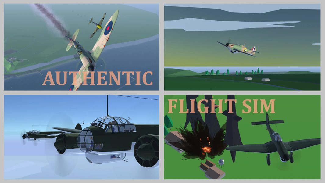Sky On Fire : 1940 - Gameplay image of android game