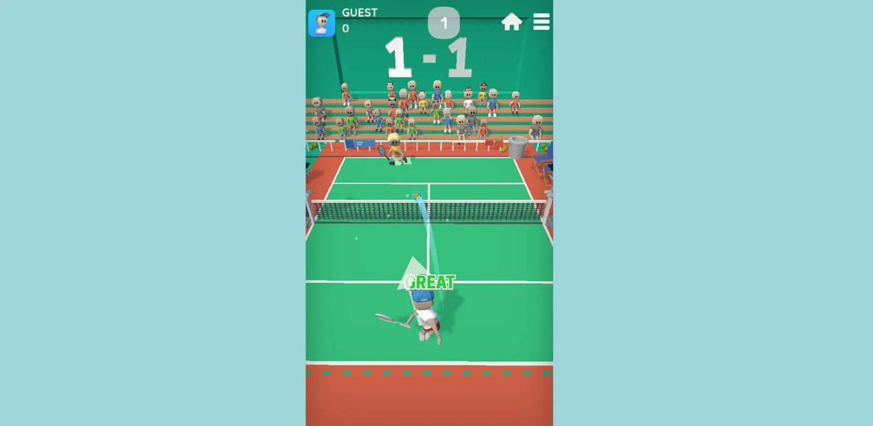 Tennis Stars - Gameplay image of android game