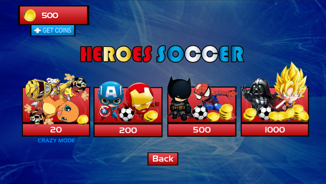 Heroes Soccer - Gameplay image of android game