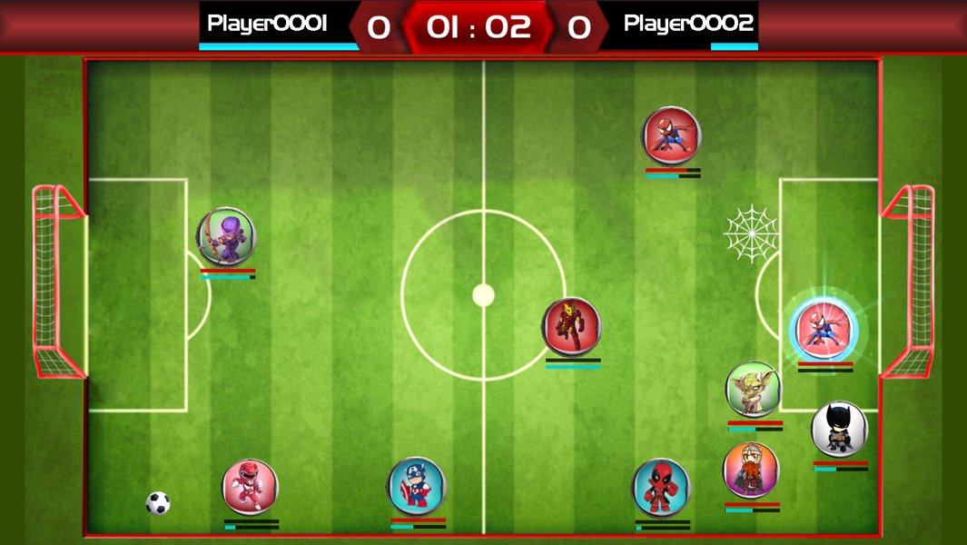 Heroes Soccer - Gameplay image of android game