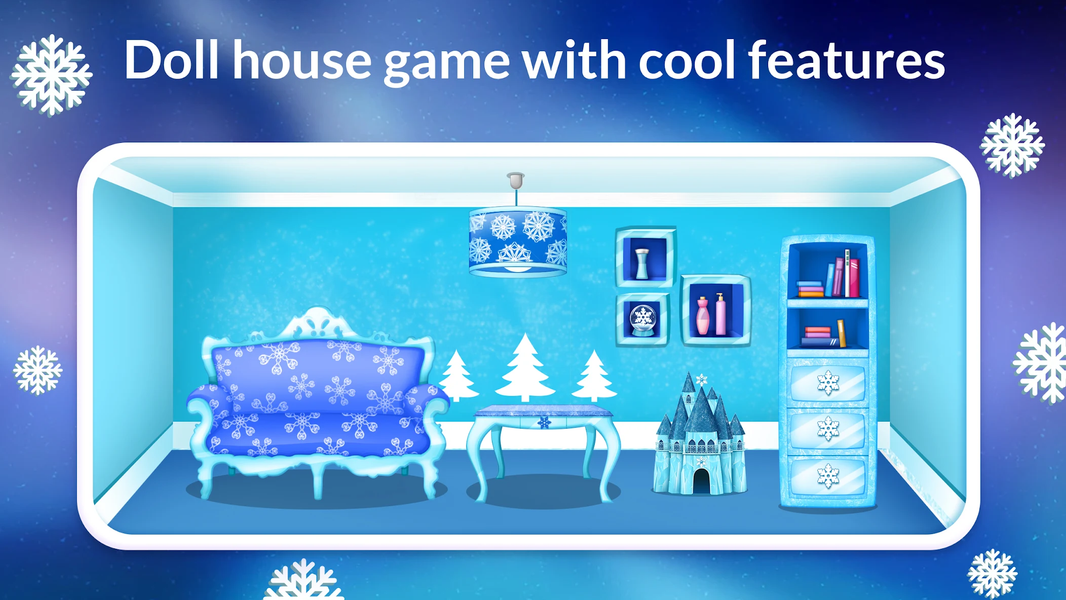 Ice Princess Doll House Games - Gameplay image of android game