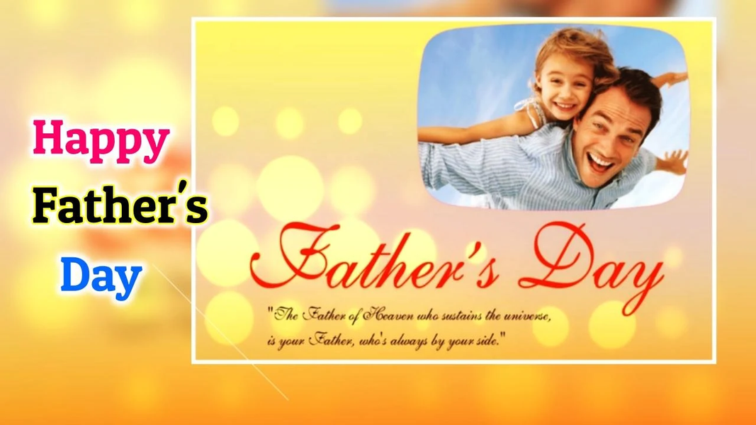 Happy Father's Day Photo Frame - عکس برنامه موبایلی اندروید