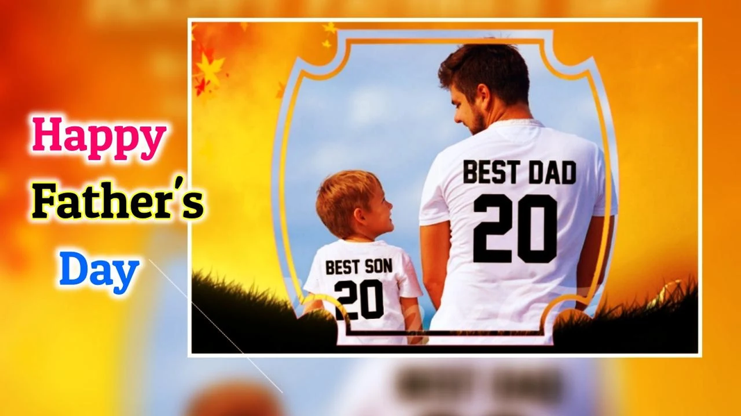 Happy Father's Day Photo Frame - Image screenshot of android app