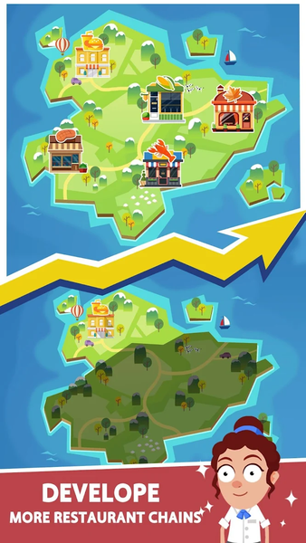 Idle Cook–Food Restaurant Game - عکس بازی موبایلی اندروید
