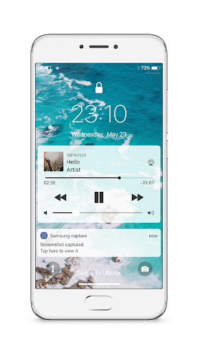 LockScreen Phone-Notification - Image screenshot of android app