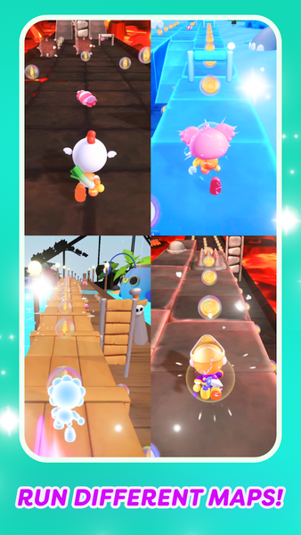 Bubble Rangers: Endless Runner - Gameplay image of android game