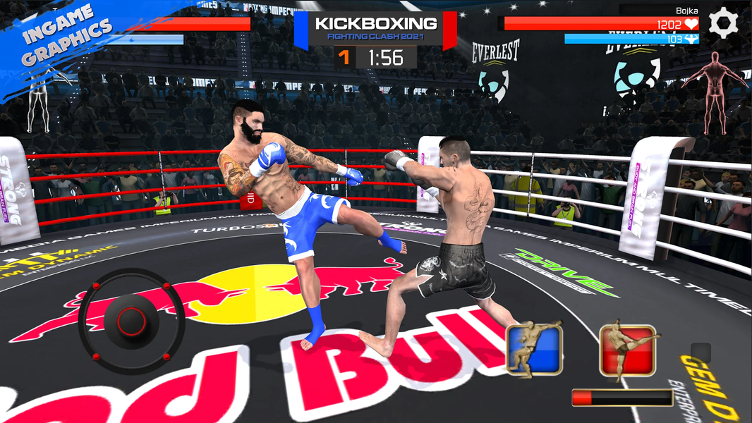 Kickboxing - Fighting Clash 2 - Gameplay image of android game