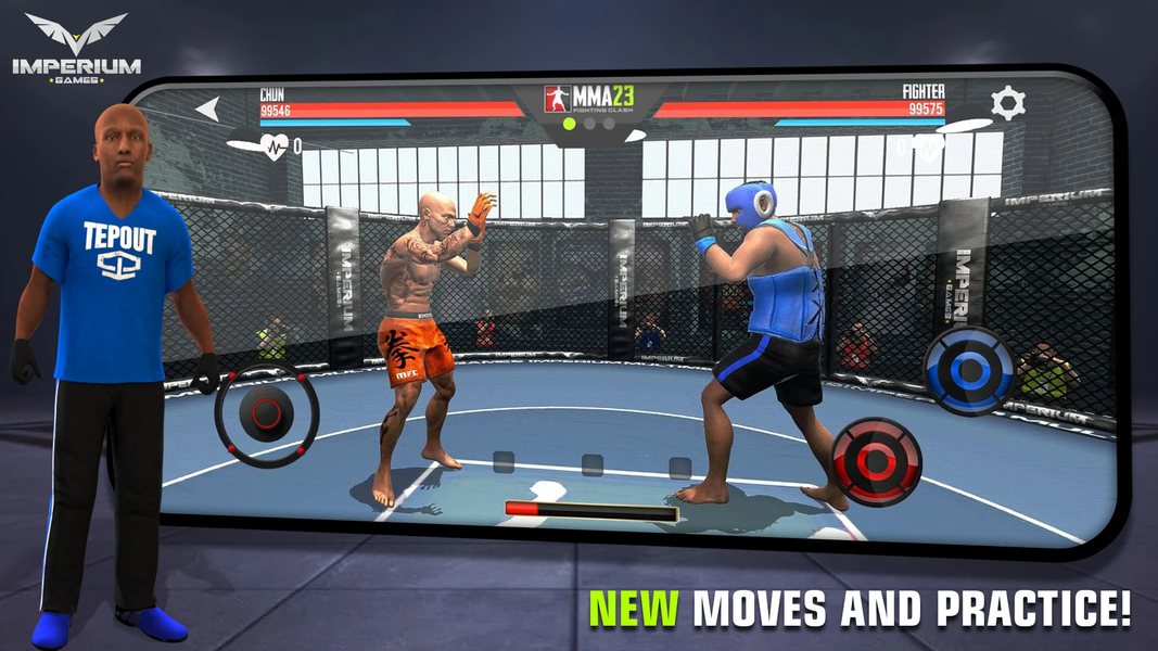 MMA - Fighting Clash 23 - Gameplay image of android game