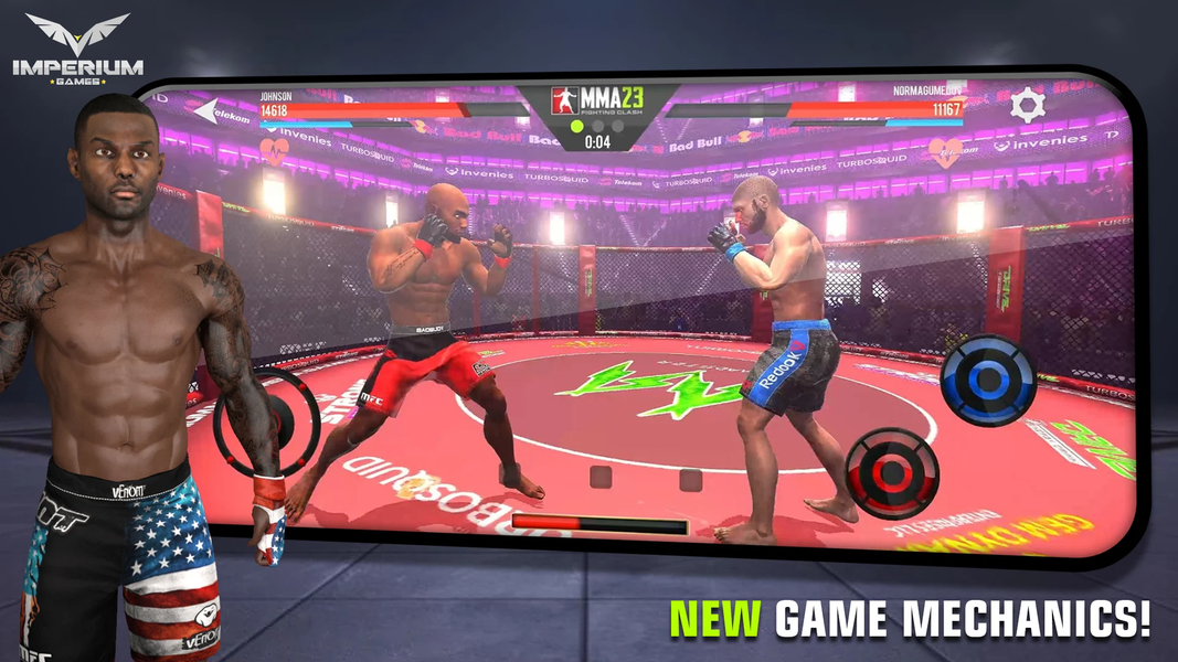 MMA - Fighting Clash 23 - Gameplay image of android game
