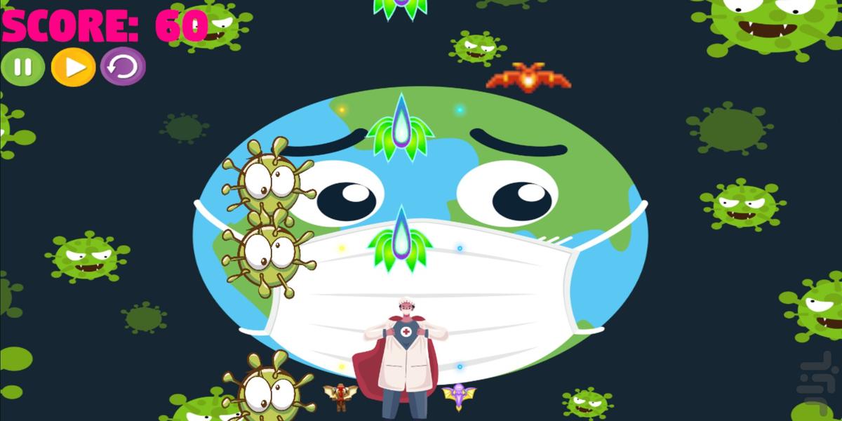 شکارچی کرونا - عکس بازی موبایلی اندروید