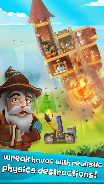 Castle Revenge: Catapult King - عکس بازی موبایلی اندروید