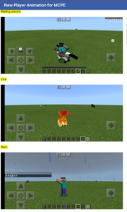 Download Player Animation mod MCPE android on PC