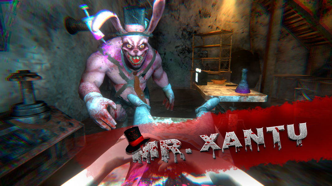 Mr. Xantu in the horror lab - Gameplay image of android game