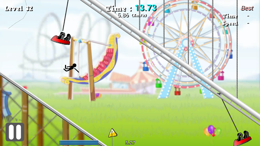 Rope Pull : Extreme Swing - Gameplay image of android game