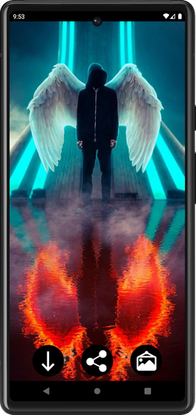 Angels Wallpapers - Image screenshot of android app