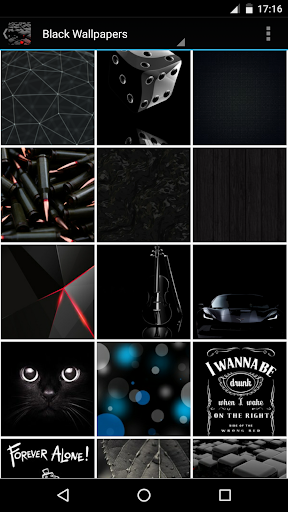 Black Wallpapers - Image screenshot of android app