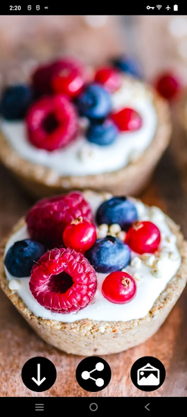 Dessert Wallpapers - Image screenshot of android app