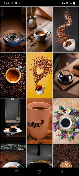 Coffee Wallpapers - Image screenshot of android app