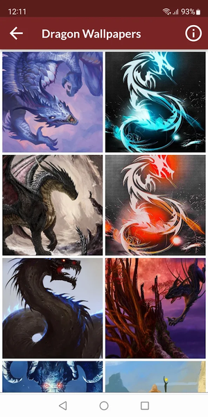 Dragon Wallpapers - Image screenshot of android app