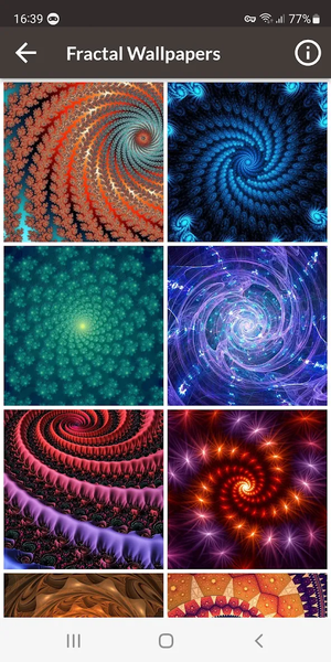 Fractal Wallpapers - عکس برنامه موبایلی اندروید
