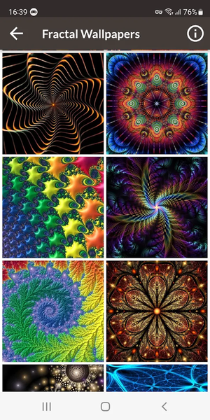 Fractal Wallpapers - عکس برنامه موبایلی اندروید