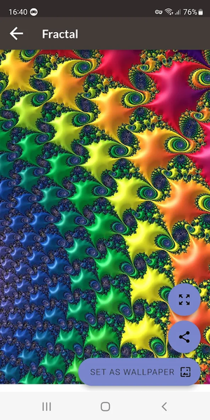 Fractal Wallpapers - عکس برنامه موبایلی اندروید