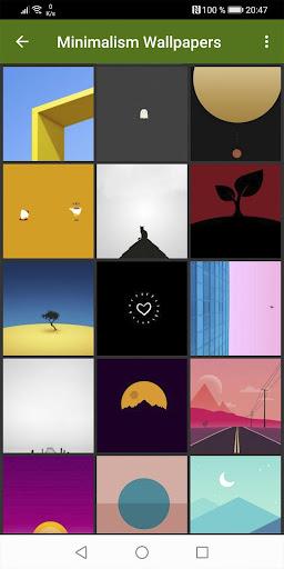Minimal Wallpapers - عکس برنامه موبایلی اندروید