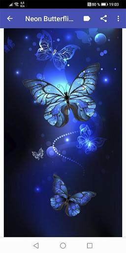 Neon Butterflies Wallpapers - عکس برنامه موبایلی اندروید