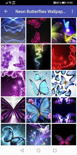 Neon Butterflies Wallpapers - عکس برنامه موبایلی اندروید