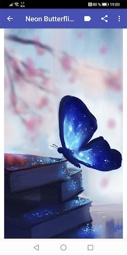 Neon Butterflies Wallpapers - عکس برنامه موبایلی اندروید