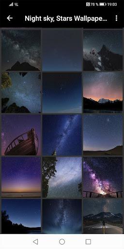 Night Sky & Stars Wallpapers - عکس برنامه موبایلی اندروید