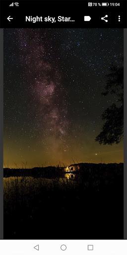 Night Sky & Stars Wallpapers - عکس برنامه موبایلی اندروید