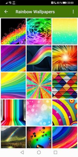 Rainbow Wallpapers - Image screenshot of android app