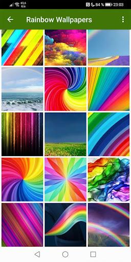 Rainbow Wallpapers - Image screenshot of android app