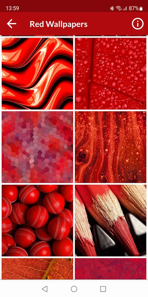 Red Wallpapers - Image screenshot of android app
