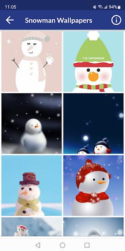Snowman Wallpapers - Image screenshot of android app