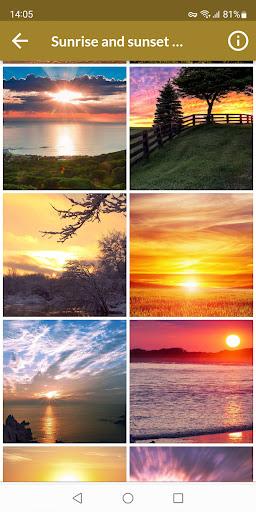 Sunrise & Sunset Wallpapers - عکس برنامه موبایلی اندروید