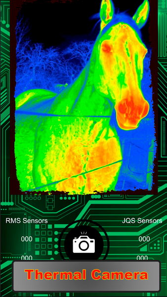 Thermal Camera Real Simulator - Image screenshot of android app