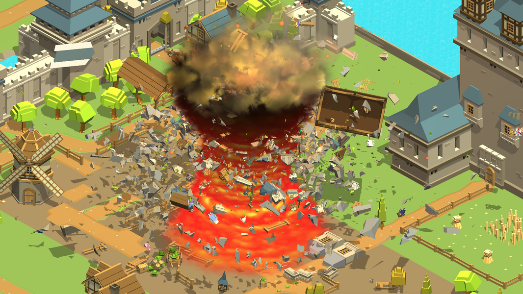 Holein Tornado io eating game - Gameplay image of android game