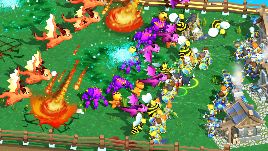 Monsters Rise. Castle defence - Gameplay image of android game