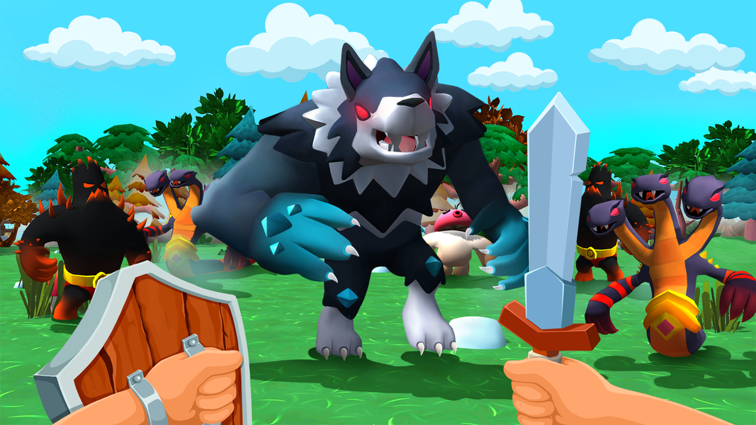 Monsters Rise. Castle defence - Gameplay image of android game