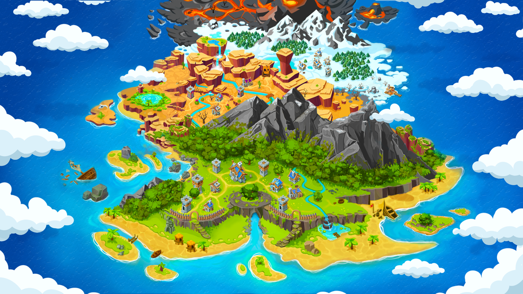 Monsters Rise. Castle defence - Gameplay image of android game