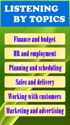Business English speaking fluently app for free - Image screenshot of android app