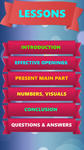 learn English speaking fluently for presentation - Image screenshot of android app