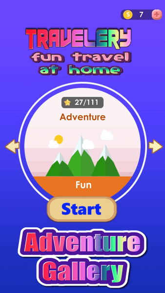 Travelery picture puzzle games - Gameplay image of android game