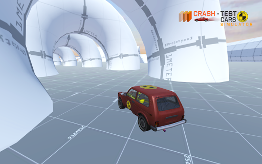 Car Crash Test NIVA - Gameplay image of android game